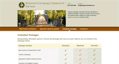 Desktop Screenshot of kingstoncremation.ca