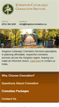 Mobile Screenshot of kingstoncremation.ca